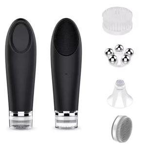 Appareil de soin de la peau, brosse nettoyante pour le visage en silicone souple imperméable, masseur facial électrique avec boîte magnétique personnalisée - Product Image 6