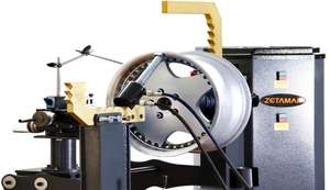 Máquina de Reparación y Renovación de Llantas ZETAMAK RSM 2600, Equipo para Enderezamiento de Ruedas, Garantía de 12 Meses - Product Image 2
