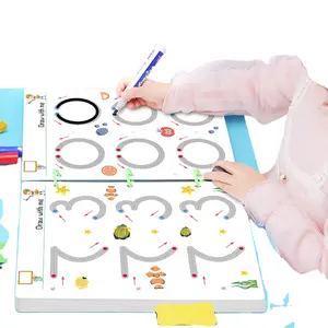 儿童游戏宝宝写字学习练习卡儿童益智纸玩具笔控制训练大全