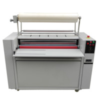 Nouvelle machine à plastifier électrique HY 950 mm semi-automatique 1800 W 0-7 m/min pour la protection de surface après le post-traitement des boîtes