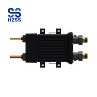 Échangeur de chaleur à plaques en titane anti-corrosion personnalisé HZSS, évaporateur d'eau de mer haute efficacité, refroidisseur pour pompes à chaleur