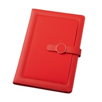 Ensemble cadeau d'affaires populaire Keyjoy, carnet de notes magnétique en cuir PU A5, impression UV, logo personnalisé, multifonctionnel, promotionnel, pour le bureau
