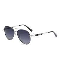 8588 Nouvelles Lunettes de Soleil Pilote HD Polarisées Hommes Femmes UV400 Anti-éblouissement Conduite Extérieure Luxe Mode Rétro