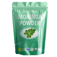 OEM ODM Bubuk Moringa 100% Ekstrak Tumbuhan Alami Suplemen Diet Vegan untuk Dewasa Tambahan Nutrisi Praktis
