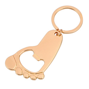 Footprint Keychain Bottle Opener Zinc Alloy Portable Multifunctional Beer Bottle Opener <b>Gift</b> Charm - Product Image 4