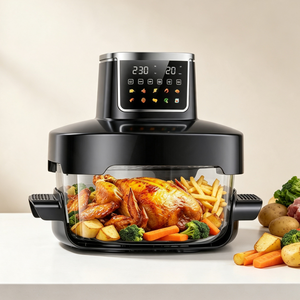 Nuevo Modelo de Freidora de Aire de Doble Cesta de 6L con Control Digital de 1500W, Instalación Integrada, Certificación LFGB KC, Electrodoméstico de Cocina - Product Image 4