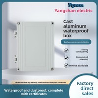 Boîtier de jonction étanche et anti-poussière en aluminium moulé avec revêtement en poudre FA15-2 25019090 mm