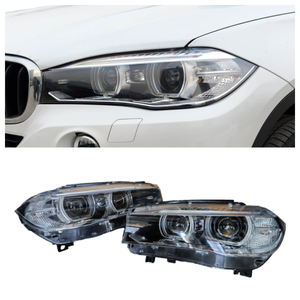 Conjunto de Faros Delanteros para BMW X5 F15 2014 2015 2016 2017 <span class=keywords><strong>2018</strong></span> 2019, Lente de Faro Original F85 F86, Lámpara BMW X6 F16, Luz de Xenón - Product Image 6