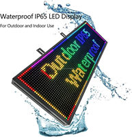 Panneau d'affichage LED à défilement extérieur P10, couleur unique rouge, programmable, signalisation à message défilant