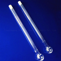Tube à essai en verre de Quartz transparent de haute qualité Offre Spéciale en forme de boule