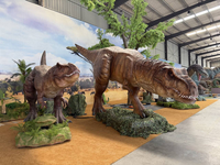 Modelo de Dinosaurio Animatrónico T-Rex de Alta Simulación, Tiranosaurio Rex Electrónico Animado para Exhibición en Museos