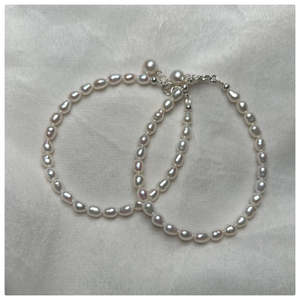 Natural Freshwater Seedless Baroque Keshi <b>Bracelet</b> S925 Silver Accessories Elegant Jewelry <b>Bangles</b> - Product Image 5