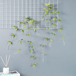 Feuilles de Clématite Artificielles Artisanales 95 cm, Plantes Murales en Plastique Vert, Fleurs en Soie pour Décoration Maison et Mariage - Product Image 2