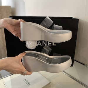 Sandalias de Plataforma con Suela Gruesa para Mujer, Verano 2024, Nuevas, a la Moda, Combinables con Todo, Tacón Alto de Goma - Product Image 1