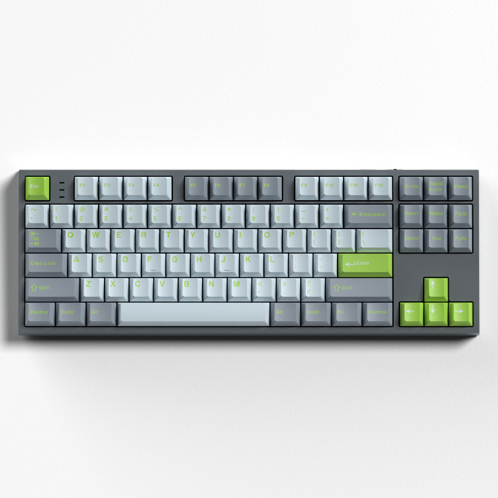 Set Keycaps MDA Traslucidi In Cristallo Bianco - 135 Tasti, Per Tastiere Meccaniche Cherry/Gateron MX, Retroilluminazione RGB