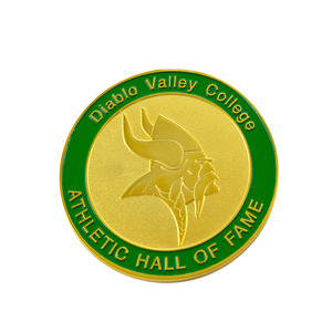 Badge de chaplain en émail doux plaqué argent 3D, nouveau design personnalisé, en fer blanc et laiton, style moderne, souvenir en métal Pi - Product Image 3