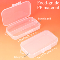 WEISHENG Étui de transport pour cuillères et fourchettes pour enfants, étui portable en plastique pour baguettes d'apprentissage, étui transparent pour ustensiles de tout-petits