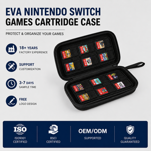 Estuche Rígido Personalizado de EVA para Tarjetas de Juego de Switch, Estuche de Viaje para Guardar Cartuchos de Juegos de Switch OLED - Product Image 1