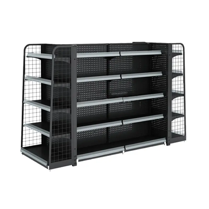 Modern cabinet of snack accessories shelf in supermarket display rack gondola shelving supermarket shelf