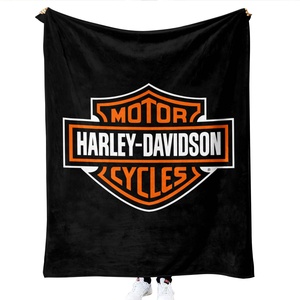 <span class=keywords><strong>Couverture</strong></span> de luxe de marque célèbre de style moto Harley Davidson personnalisée de haute qualité - Product Image 1