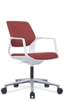 Chaise de personnel à dossier moyen Chaise de bureau pivotante Chaises d'ordinateur