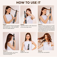 Professionnel 8 en 1 Airflow Hair Styler 110000 RPM BLDC Moteur Multi-Styler Sèche-Cheveux Styler Avec Fonction Chaleur Froide