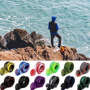 Manchon de canne à pêche en maille tressée pour animaux de compagnie 3x190cm, accessoires de pêche avec 32 couleurs - Product Image 6