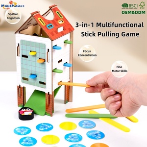 Juego Educativo para Niños, Palitos Vibrantes y Coloridos, Juego <span class=keywords><strong>de</strong></span> Clasificación <span class=keywords><strong>de</strong></span> Colores, Juego <span class=keywords><strong>de</strong></span> Reconocimiento, 3 en 1, Multifuncional, Juego <span class=keywords><strong>de</strong></span> Recoger y Tirar Palitos - Product Image 1