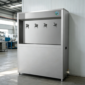 Distributeur d'eau chaude et froide autonome en acier inoxydable grande capacité à 4 robinets pour usage domestique, hôtelier et extérieur, eau chaude instantanée - Product Image 2