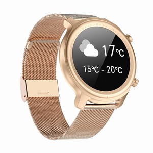 Jam Tangan Pelacak Kesehatan OEM Jam Tangan Pintar <span class=keywords><strong>Android</strong></span> Besi Tahan Karat Panggilan dengan Tekanan Darah - Product Image 1