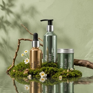 Envases de Lujo para el Cuidado de la Piel, Tarro para Crema Facial, Botella para Lavado Facial, Botella y Tarro de Aluminio para Terapia de Belleza Natural - Product Image 2