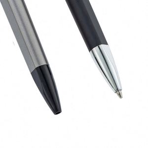 High Quality Custom Logo Black Metal Ballpoint <b>Pens</b> for Wholesale Promotional School and Office Writing Gift with New Design - Product Image 4