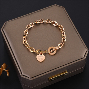Bracciali <span class=keywords><strong>in</strong></span> Acciaio Inossidabile Placcati <span class=keywords><strong>Oro</strong></span> <span class=keywords><strong>Rosa</strong></span>/Argento, Ipoallergenici, Estivi, Personalizzabili, Vendita all'Ingrosso, per Donne, da Venditore Verificato - Product Image 3
