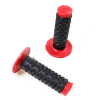 Ensemble de poignées de guidon de moto en silicone antidérapant RMDS Comfort Grip, logo personnalisé, résistant à l'usure, absorbant les chocs, motocross