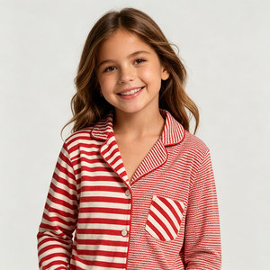 Bamboo Christmas Pajamas for Women Set Long Sleeve Holiday <b>Pjs</b> Women's Nightwear Soft Lounge Set Family Pajamas - Product Image 4