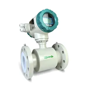 Water Sewage Floweter 0.5% 220VAC Powered High Accuracy Tai Electrodes Integrated Flange Electromagnetic Flowmeter