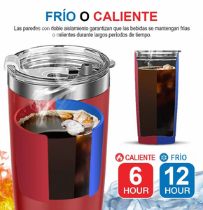 Tazza termica Vanow da 20oz in acciaio inossidabile con cannuccia e spazzolino, senza BPA, isolata sottovuoto, per uso esterno - Product Image 6