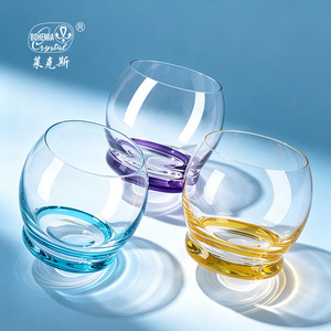 Bohemia Crystal Tumbler 25250 Colorful Heat Resistant Glass Cup For Party Beverage - Product Image 1