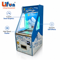 Machine d'arcade LIFUN à pousser les pièces pour divertissement intérieur avec trou de bonus, appareil de jeu à monnayeur pour salle d'arcade