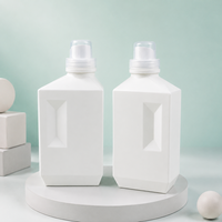 Liquide de lavage auto 1L, détergent lessive 1000ml, poudre lave-vaisselle, adoucissant textile, bouteille carrée en PEHD