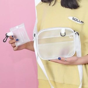 Bolso Bandolera Transparente Impermeable <span class=keywords><strong>para</strong></span> <span class=keywords><strong>Niñas</strong></span>, con Cierre <span class=keywords><strong>de</strong></span> Cremallera <span class=keywords><strong>de</strong></span> Lujo, <span class=keywords><strong>para</strong></span> Uso Diario y Viajes - Product Image 3