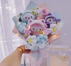 Sansaned peluş benim melodi Melody mi Cinnamoroll Kt kedi peluş bebek oyuncak buket hediye kutusu sevgililer günü noel mezuniyet hediyeler