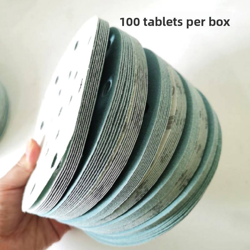 6 Inch 17 Hole Circular Hook&loop Backing Ceramic Sandpaper Sanding ...