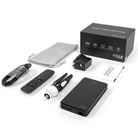 Mini projecteur LED DLP intelligent P09 II 1080P pour cinéma maison, Android 14, Wi-Fi double bande, portable, batterie intégrée, 65 lumens ANSI