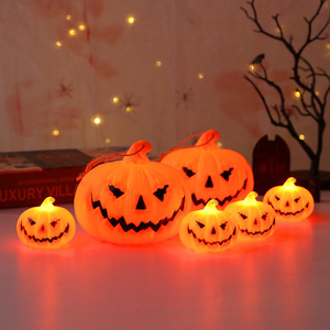 Linterna LED de Calabaza para Fiesta de Halloween, Luz Decorativa con Cara Sonriente para Calle y Patio, Ambiente Festivo de Calabaza Portátil - Product Image 3