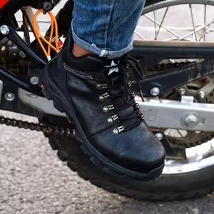 Botas de Trabajo para Hombre de Alta Calidad Directo de Fábrica, Personalizables al por Mayor, con Puntera de Acero, Anti-Impactos, Calzado de Seguridad Indestructible - Product Image 5