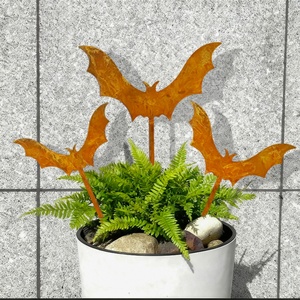 Decoración de Jardín: Accesorios Rústicos, Estacas Decorativas Metálicas, Esculturas Artificiales Pulidas de Metal, Macetas Láser Fáciles de Instalar - Product Image 2
