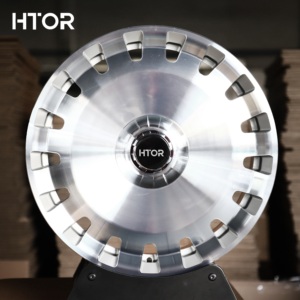Cerchi in Lega Forgiati HTOR 22 23 24 Pollici 5x120 per SUV di Lusso, Argento Lucido, Compatibili con Range Rover Vogue Sport Defender L460 L405 <span class=keywords><strong>Velar</strong></span> - Product Image 1