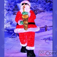 Kommerzielle Outdoor 3D LED Motiv-Weihnachtsbaum-Beleuchtung Weihnachtsdekoration IP65 Wasserdichte Festbeleuchtung für Einkaufszentren, Plätze und Parks