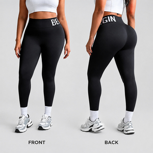 Women High Waist Yoga Leggings Tummy Control Shape Retention Quick Dry Breathable Soft Stretch Running Workout Pants - Product Image 4